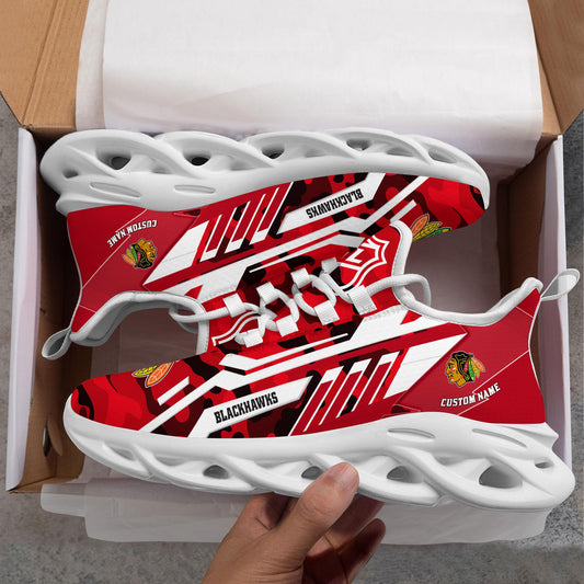Ideafootwear Chicago Blackhawks Max Soul Shoes Sneakers For Men And Women