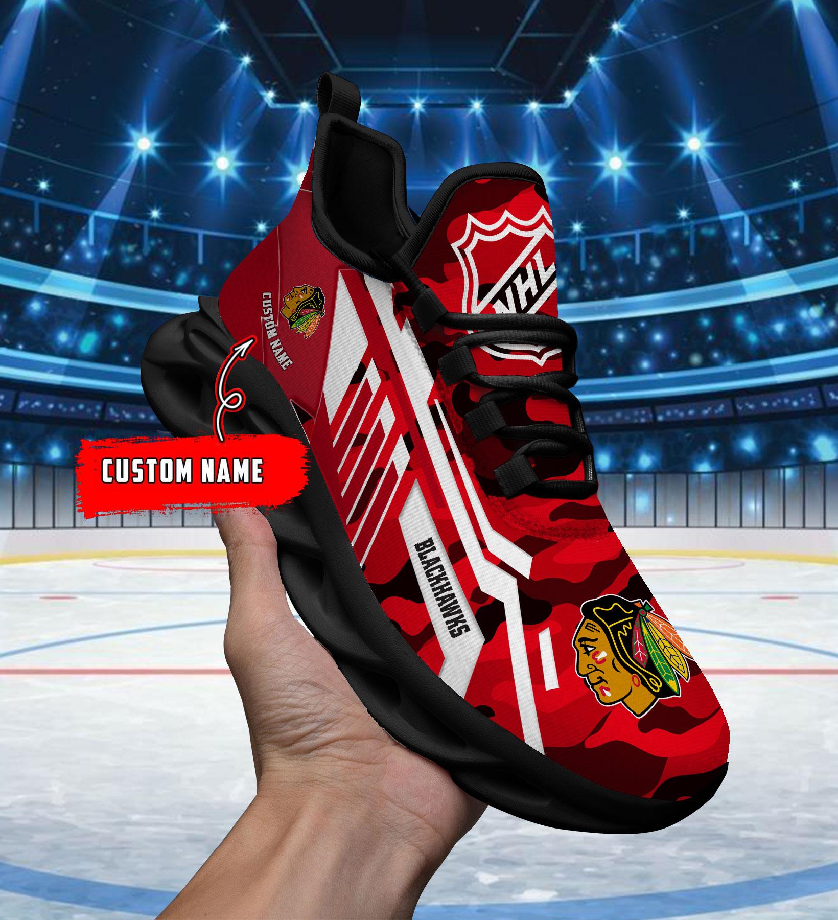 Ideafootwear Chicago Blackhawks Max Soul Shoes Sneakers For Men And Women