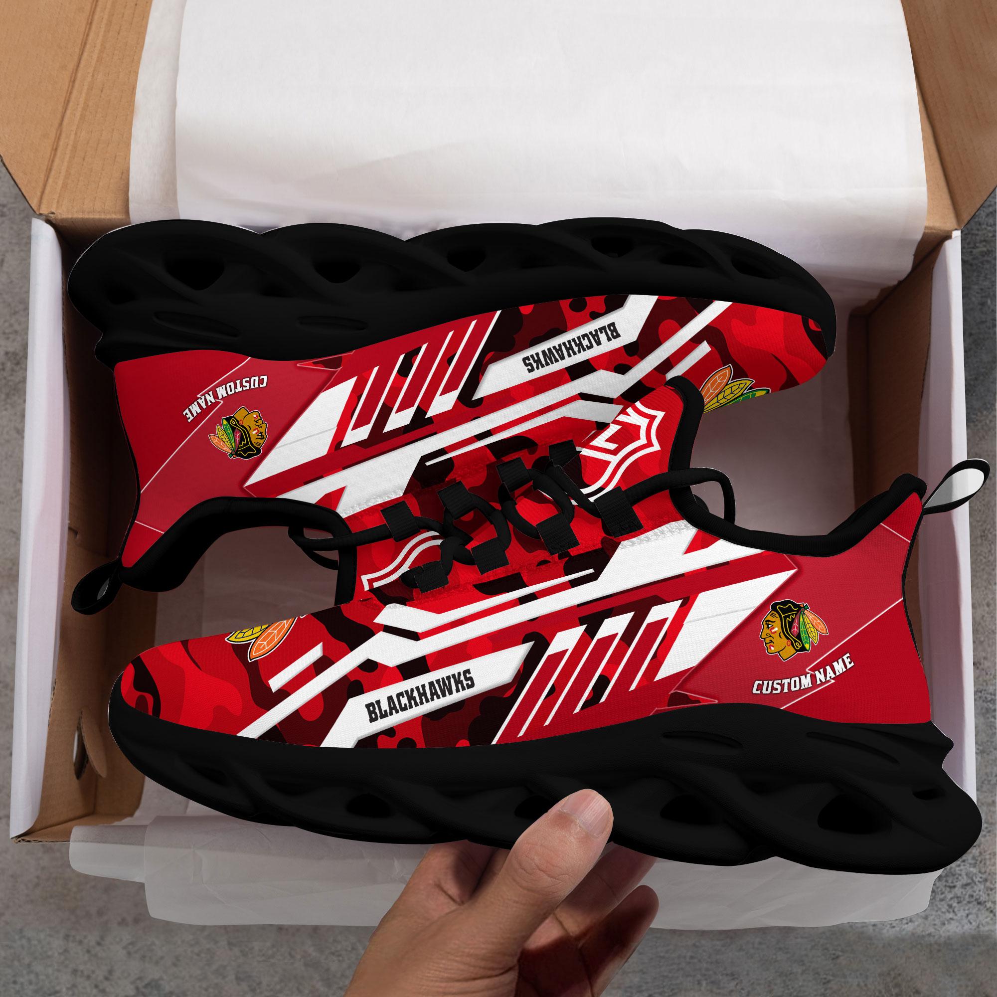 Ideafootwear Chicago Blackhawks Max Soul Shoes Sneakers For Men And Women