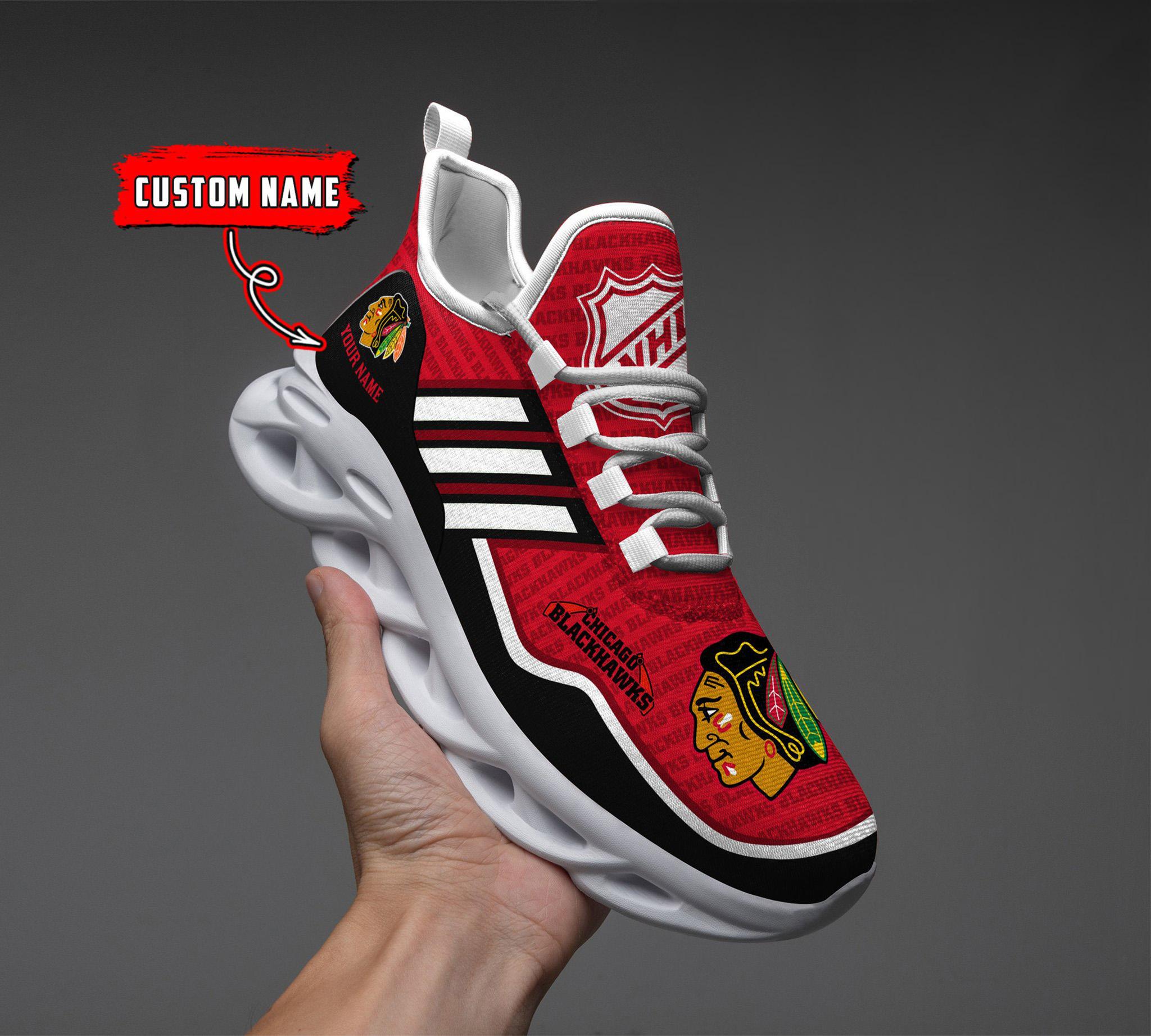 Ideafootwear Chicago Blackhawks Max Soul Shoes Sneakers For Men And Women