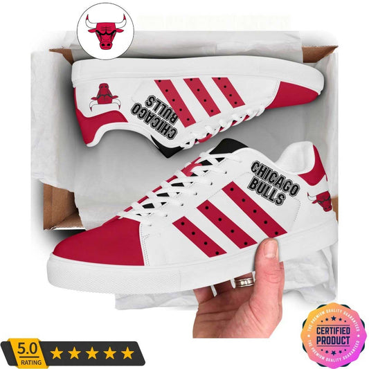 Ideafootwear Chicago Bulls Skate Stan Shoes Sneakes For Men And Women