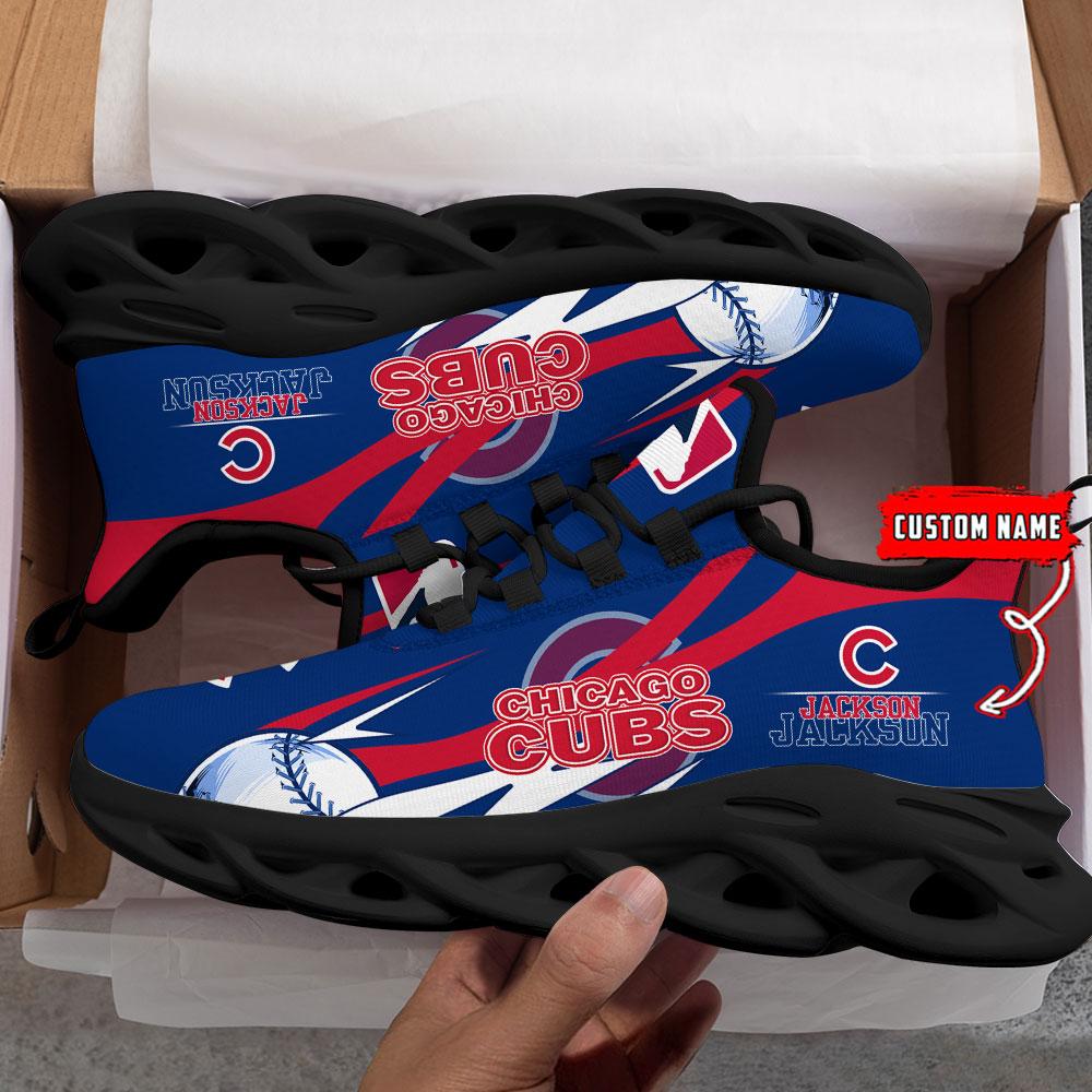 Ideafootwear Chicago Cubs Max Soul Shoes Sneakers For Men And Women
