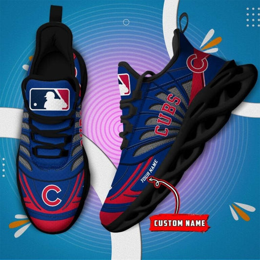 Ideafootwear Chicago Cubs Max Soul Shoes Sneakers For Men And Women