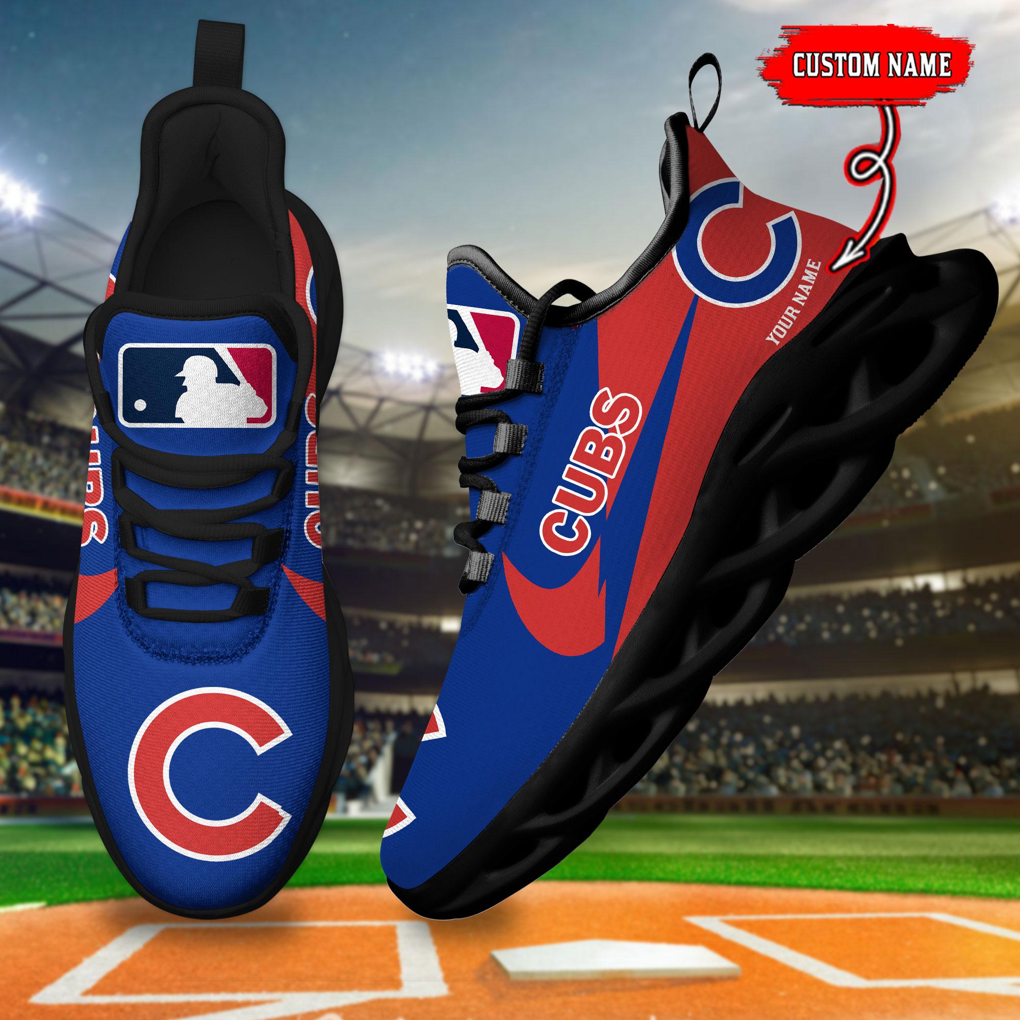 Ideafootwear Chicago Cubs Max Soul Shoes Sneakers For Men And Women