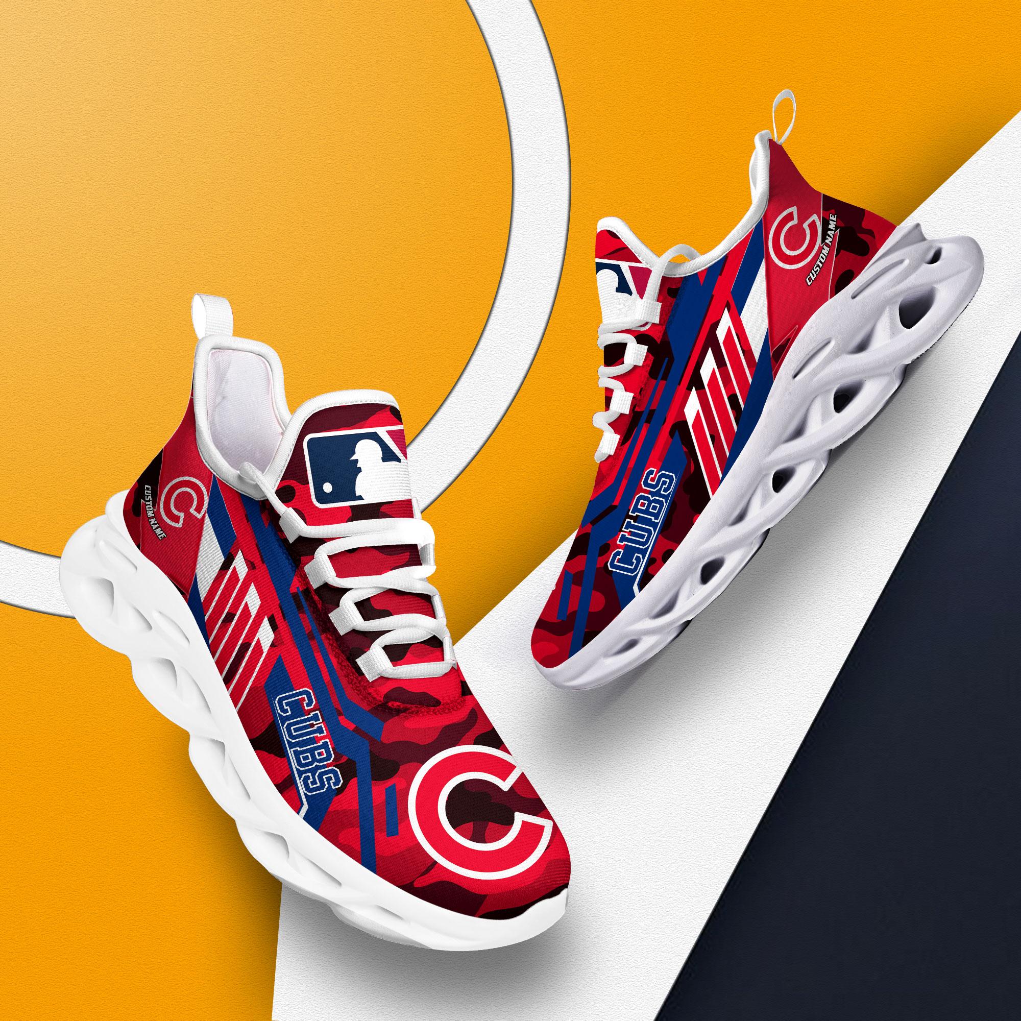 Ideafootwear Chicago Cubs Max Soul Shoes Sneakers For Men And Women
