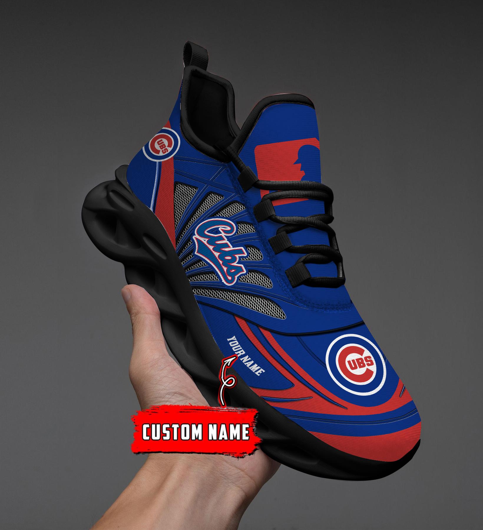 Ideafootwear Chicago Cubs Max Soul Shoes Sneakers For Men And Women