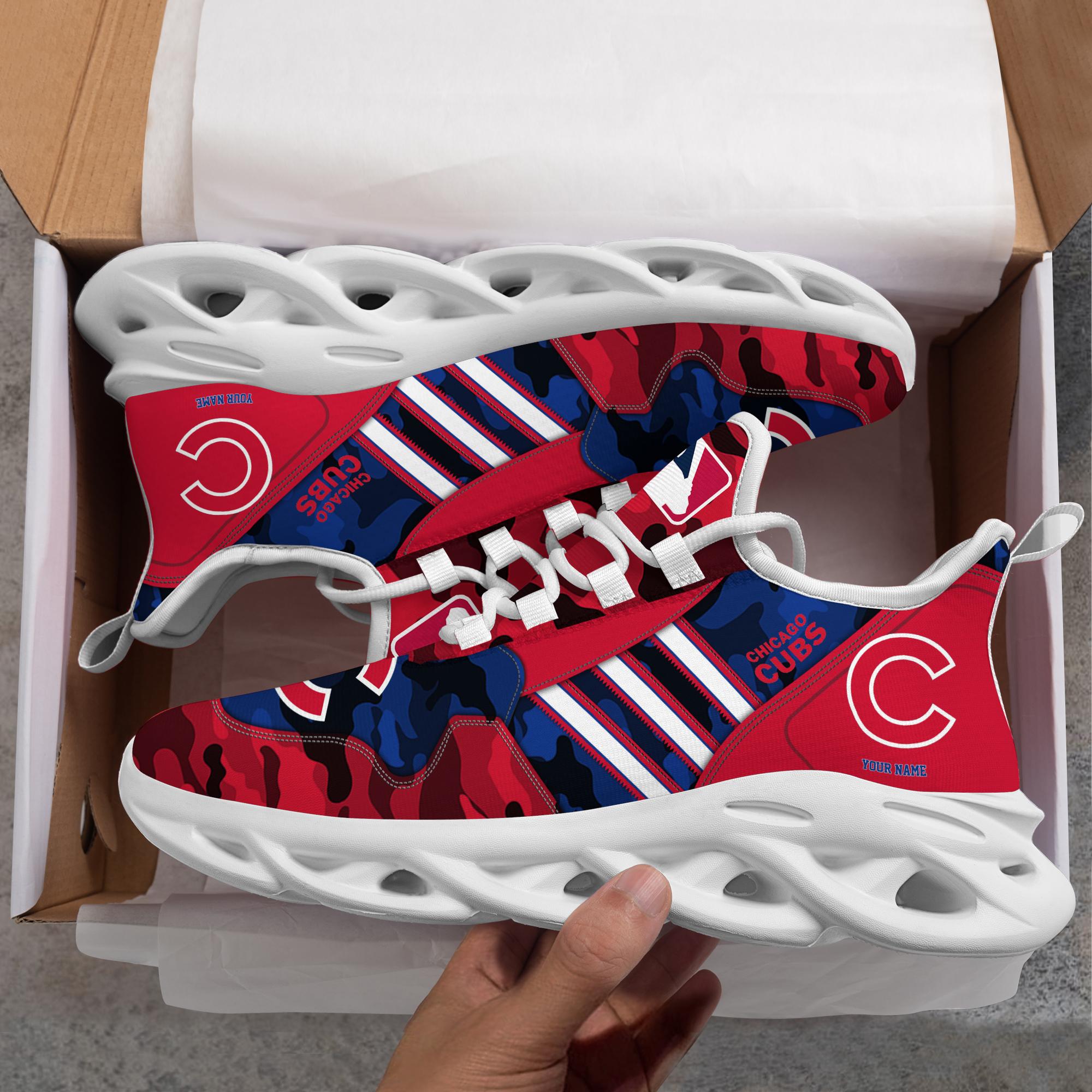 Ideafootwear Chicago Cubs Max Soul Shoes Sneakers For Men And Women