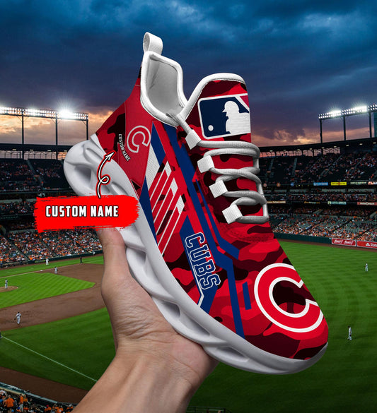 Ideafootwear Chicago Cubs Max Soul Shoes Sneakers For Men And Women