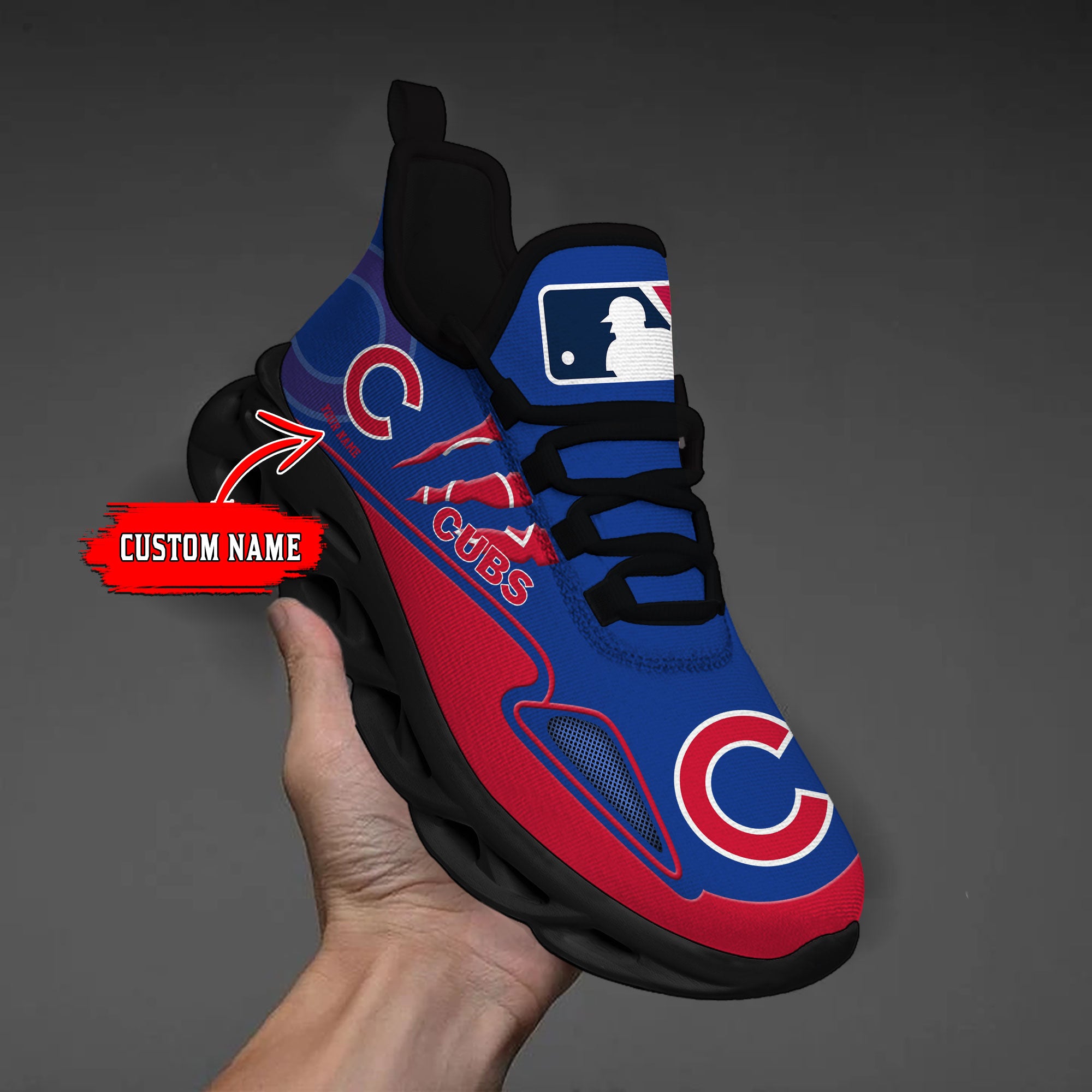 Ideafootwear Chicago Cubs Max Soul Shoes Sneakers For Men And Women