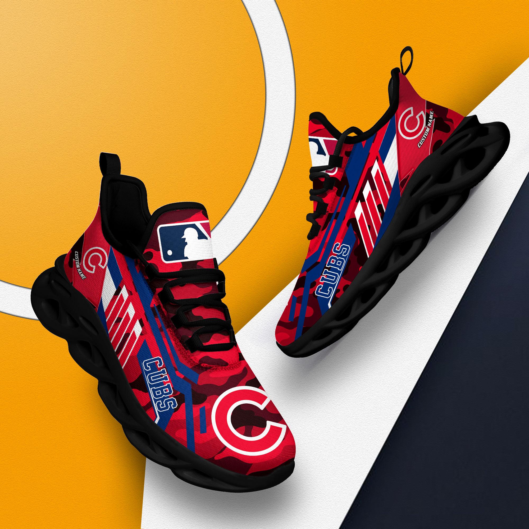 Ideafootwear Chicago Cubs Max Soul Shoes Sneakers For Men And Women