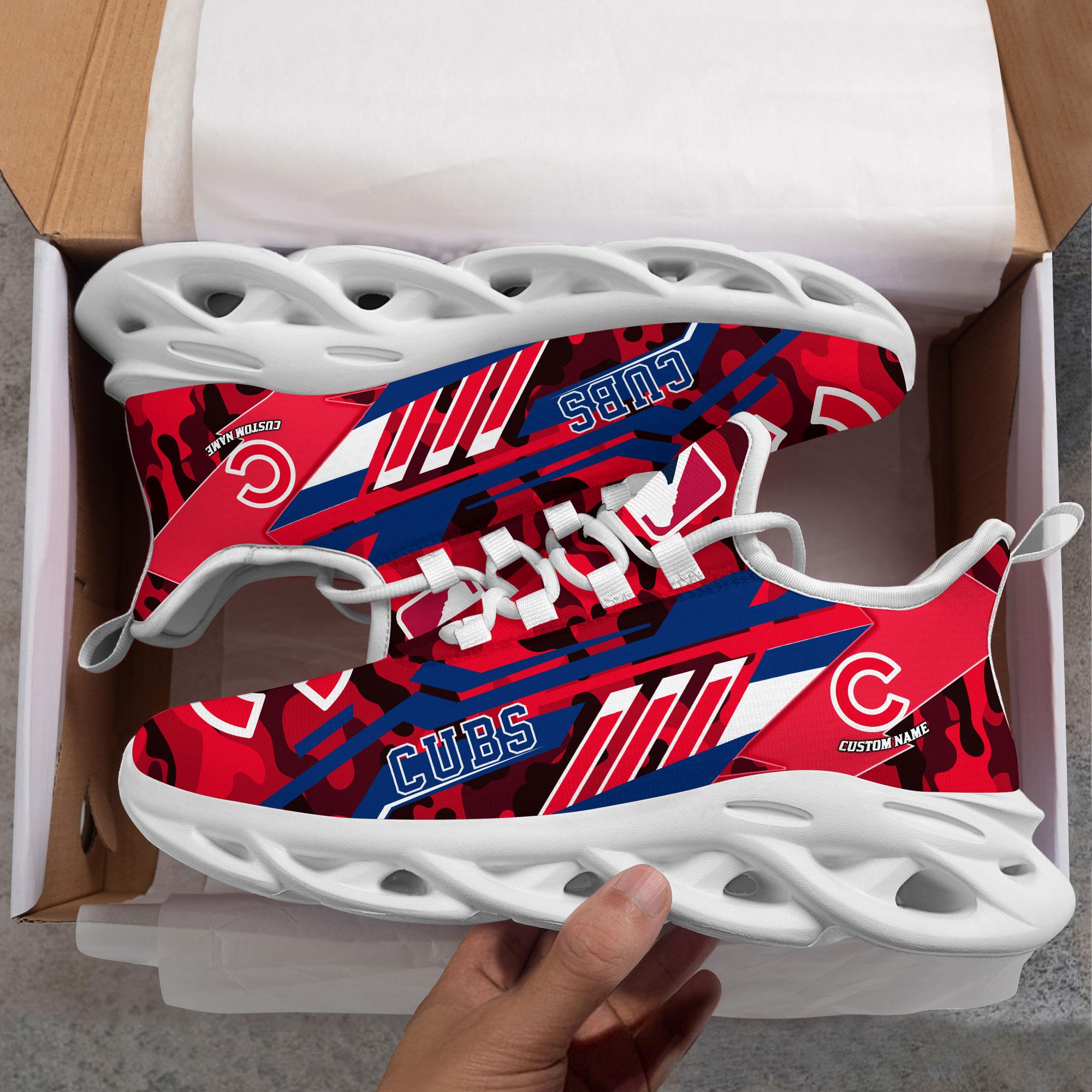 Ideafootwear Chicago Cubs Max Soul Shoes Sneakers For Men And Women