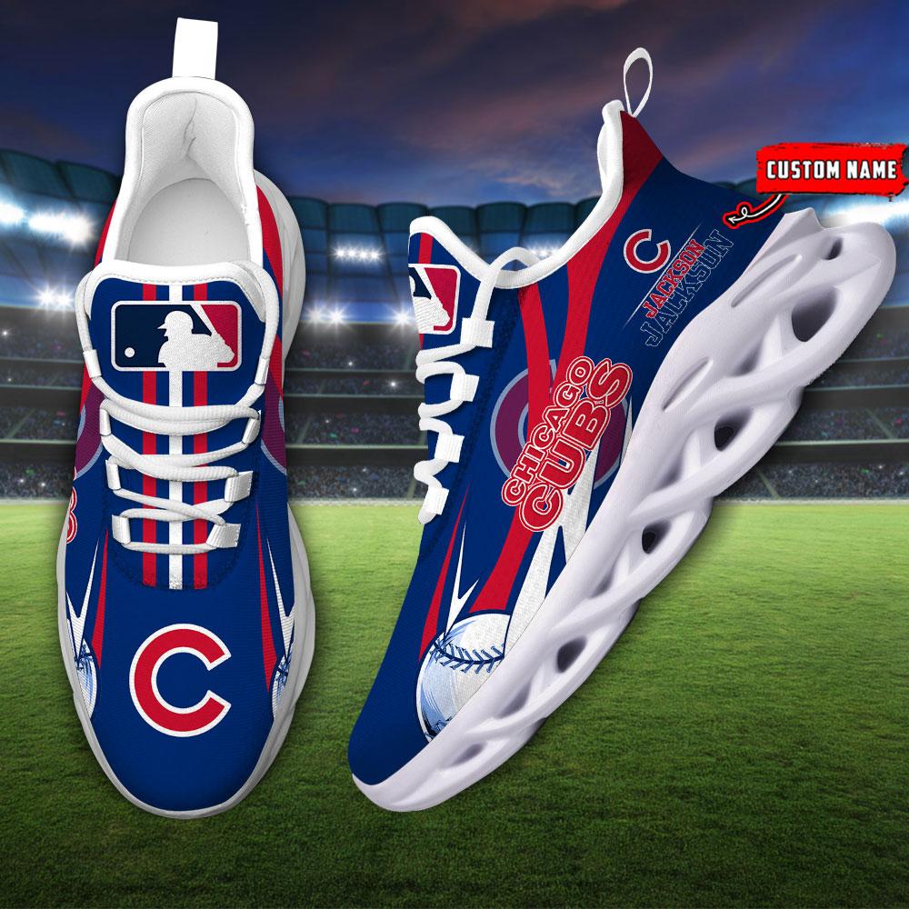 Ideafootwear Chicago Cubs Max Soul Shoes Sneakers For Men And Women