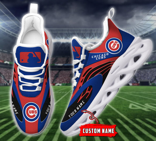 Ideafootwear Chicago Cubs MLB Max Soul Shoes Sneakers For Men And Women