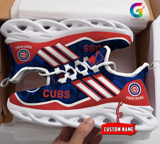 Ideafootwear Chicago Cubs MLB Max Soul Shoes Sneakers For Men And Women