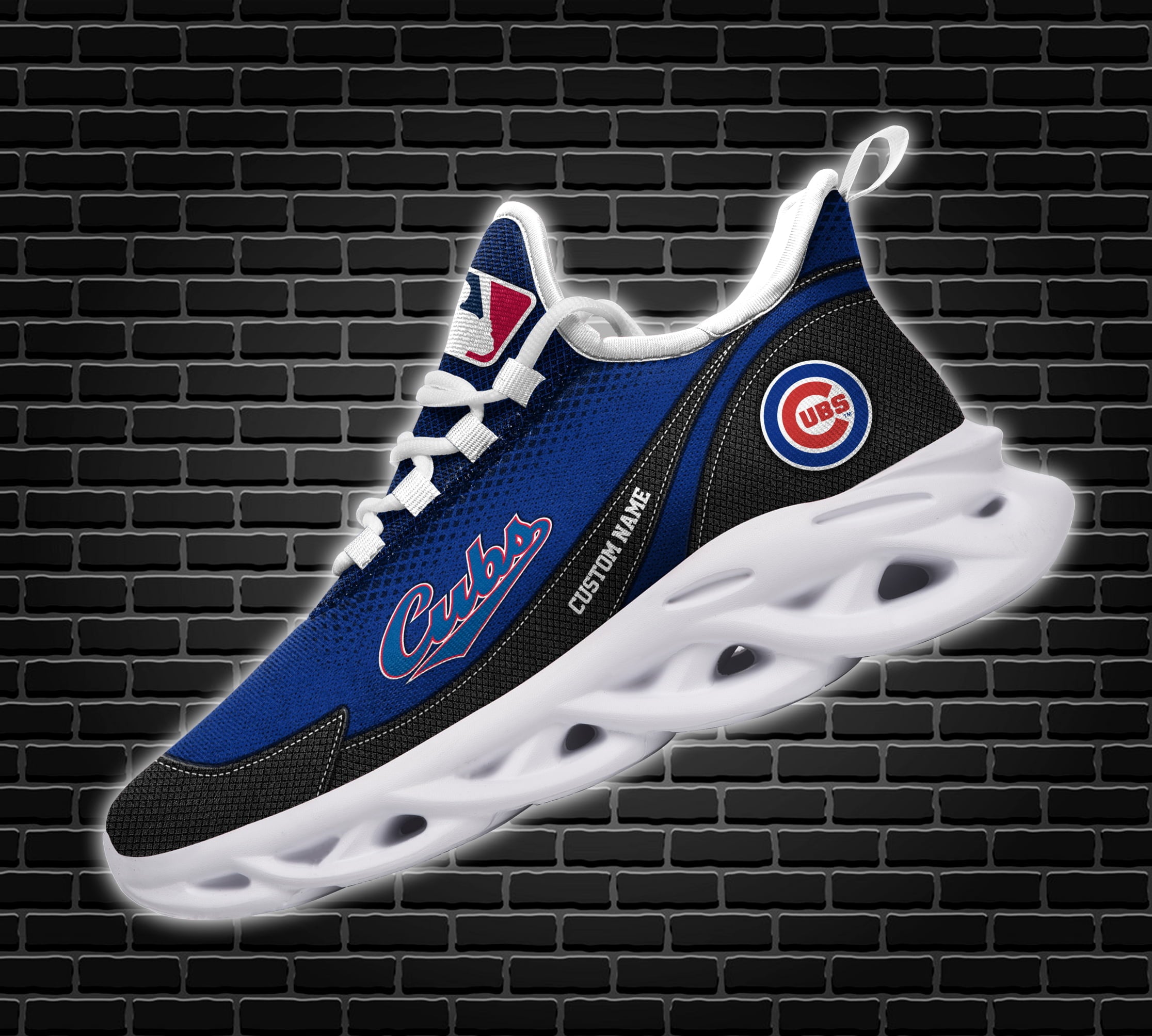 Ideafootwear Chicago Cubs MLB Max Soul Shoes Sneakers For Men And Women