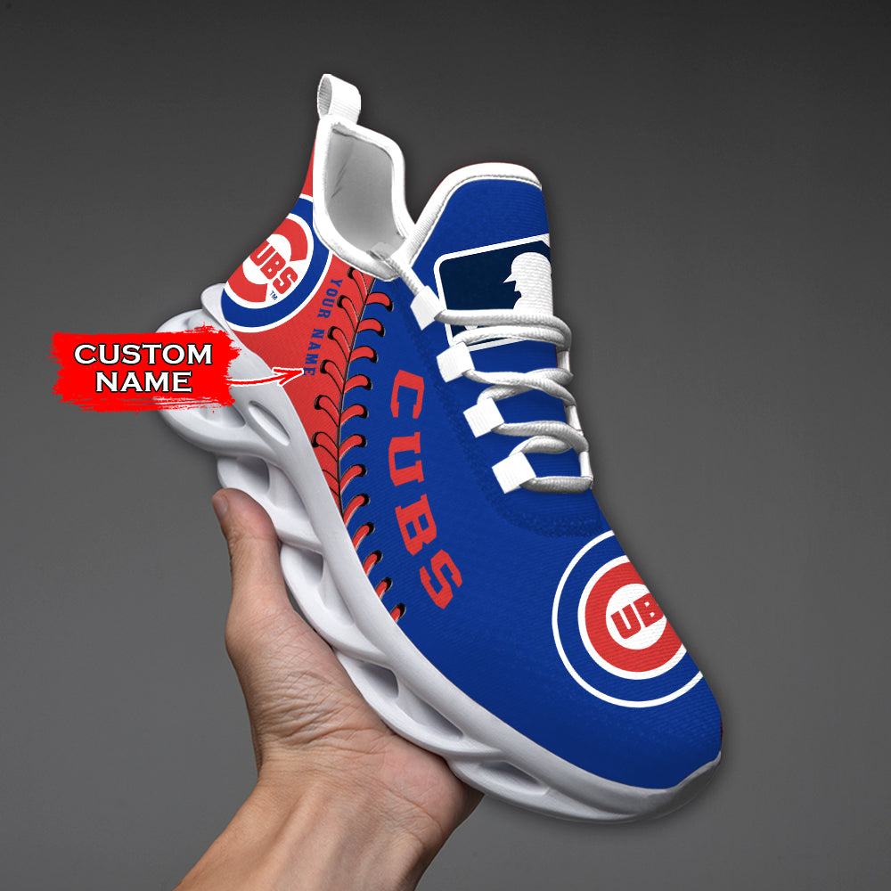 Ideafootwear Chicago Cubs MLB Max Soul Shoes Sneakers For Men And Women