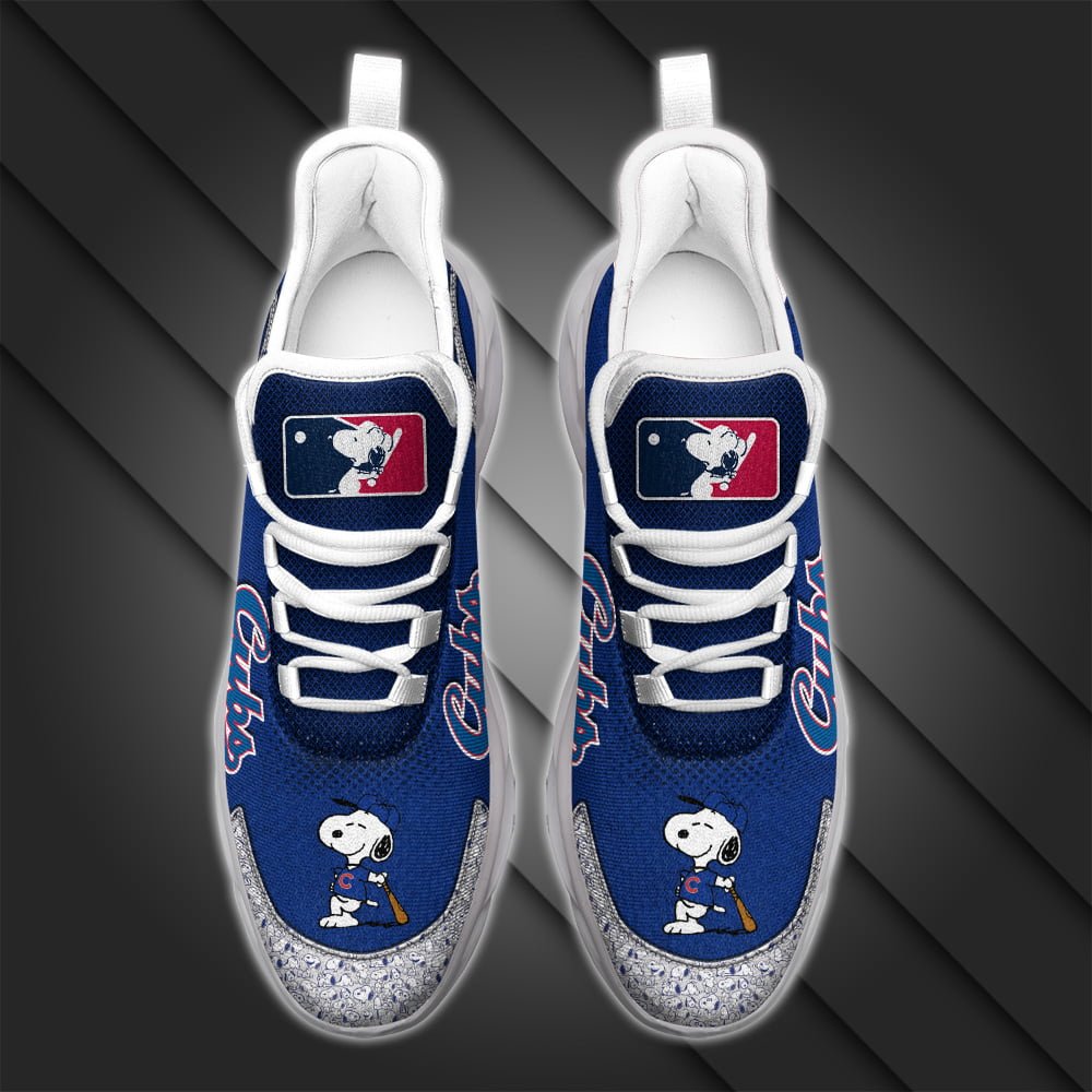 Ideafootwear Chicago Cubs MLB Max Soul Shoes Sneakers For Men And Women