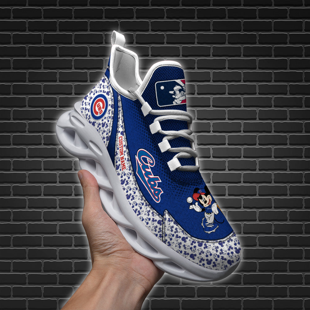 Ideafootwear Chicago Cubs MLB Max Soul Shoes Sneakers For Men And Women