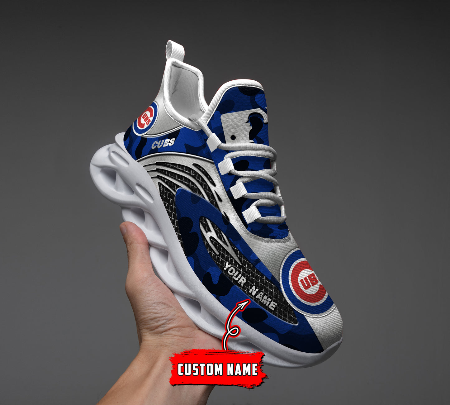 Ideafootwear Chicago Cubs MLB Max Soul Shoes Sneakers For Men And Women