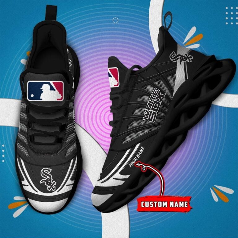Ideafootwear Chicago White Sox Max Soul Shoes Sneakers For Men And Women