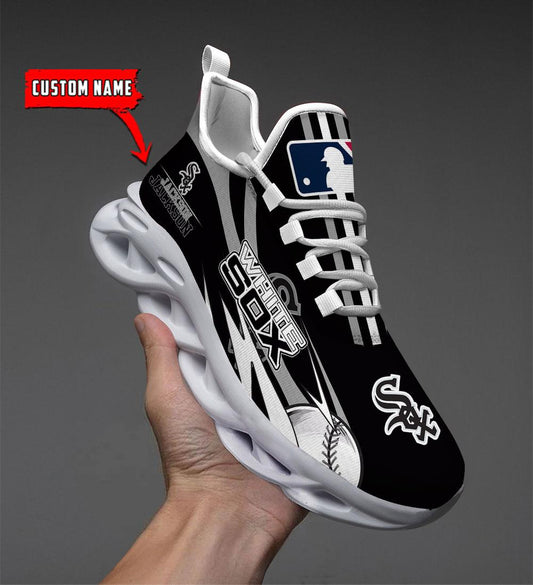 Ideafootwear Chicago White Sox Max Soul Shoes Sneakers For Men And Women