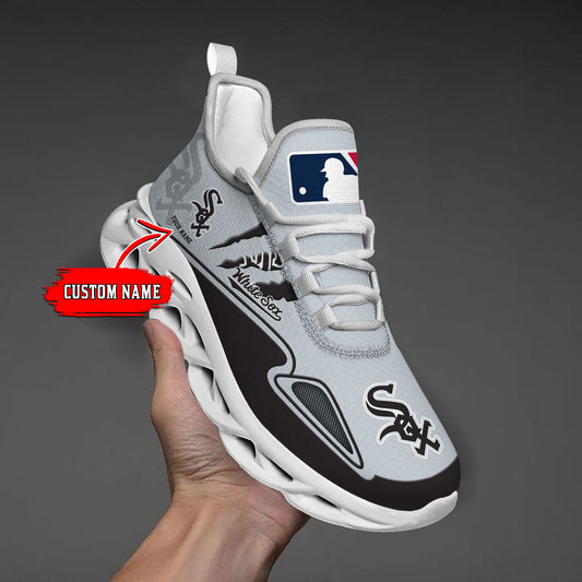 Ideafootwear Chicago White Sox Max Soul Shoes Sneakers For Men And Women
