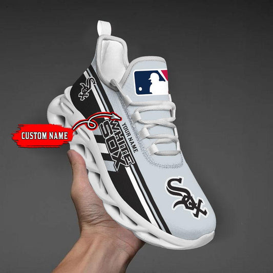 Ideafootwear Chicago White Sox Max Soul Shoes Sneakers For Men And Women