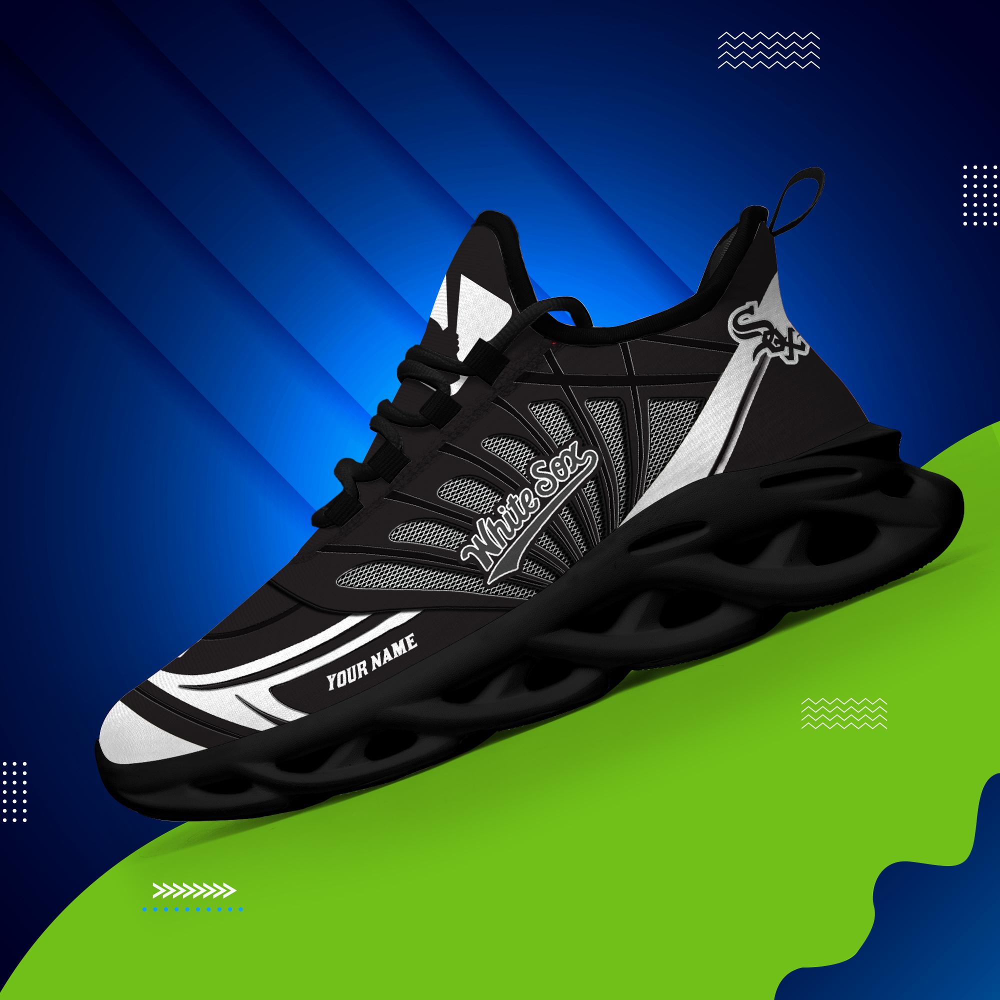 Ideafootwear Chicago White Sox Max Soul Shoes Sneakers For Men And Women