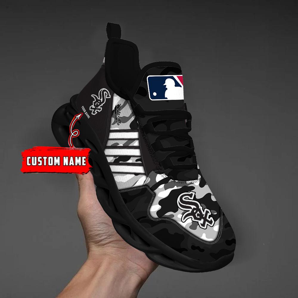 Ideafootwear Chicago White Sox Max Soul Shoes Sneakers For Men And Women
