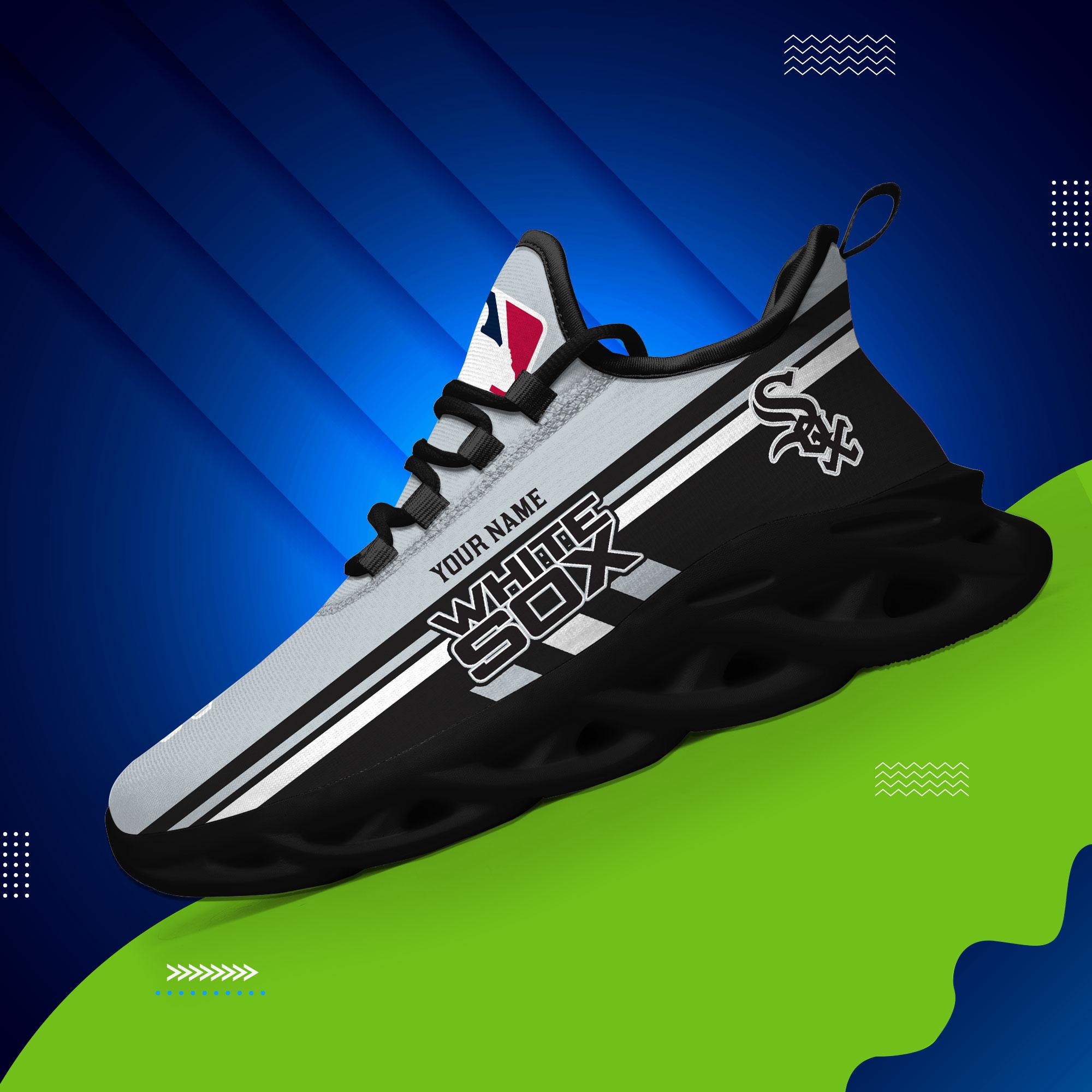 Ideafootwear Chicago White Sox Max Soul Shoes Sneakers For Men And Women