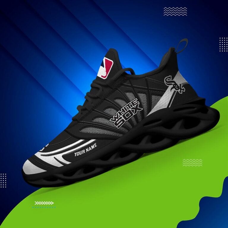 Ideafootwear Chicago White Sox Max Soul Shoes Sneakers For Men And Women