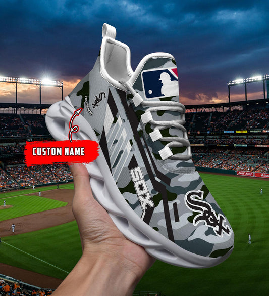 Ideafootwear Chicago White Sox Max Soul Shoes Sneakers For Men And Women