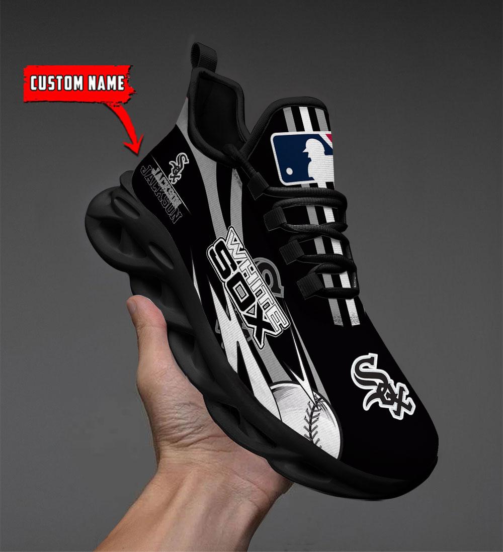 Ideafootwear Chicago White Sox Max Soul Shoes Sneakers For Men And Women