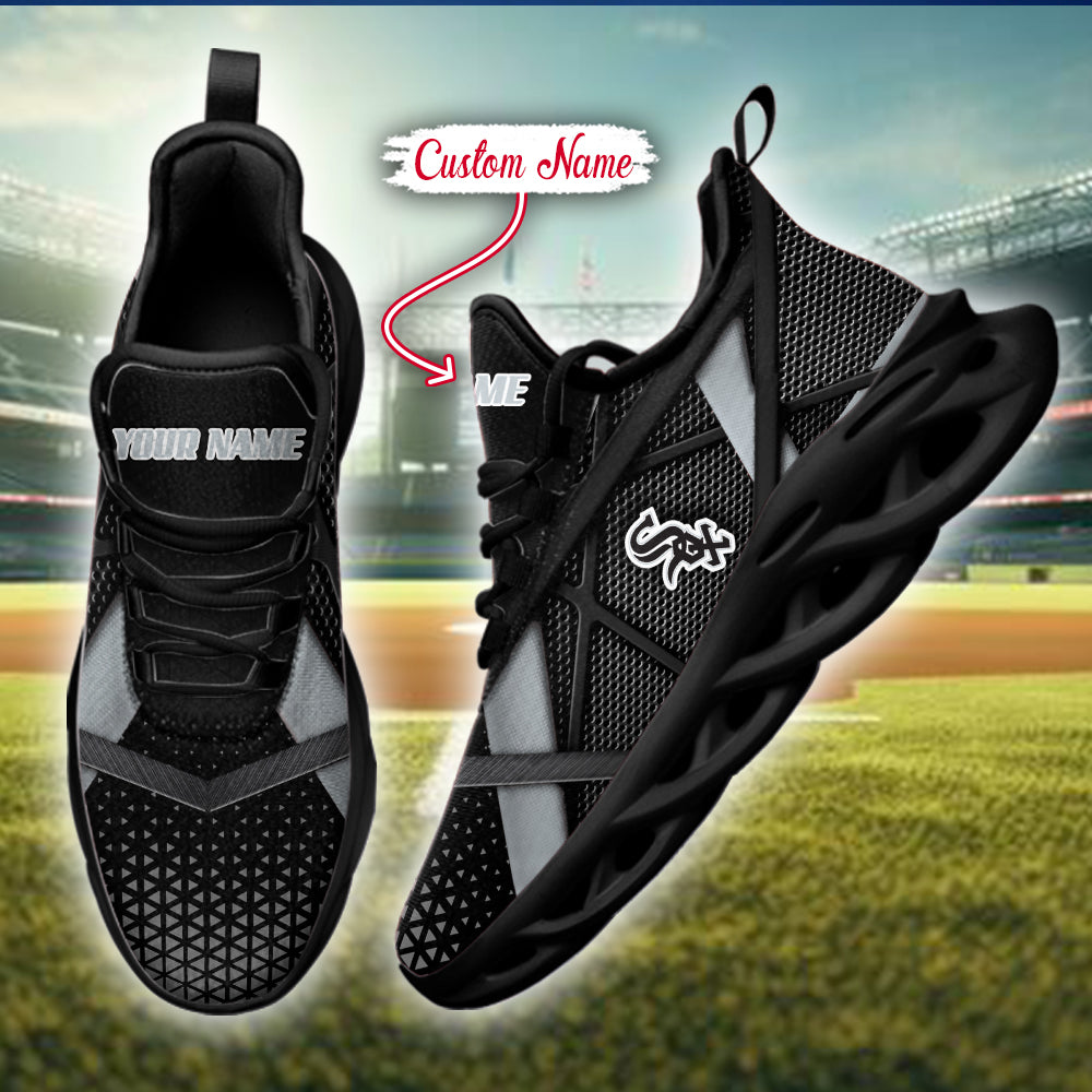 Ideafootwear Chicago White Sox MLB Max Soul Shoes Sneakers For Men And Women