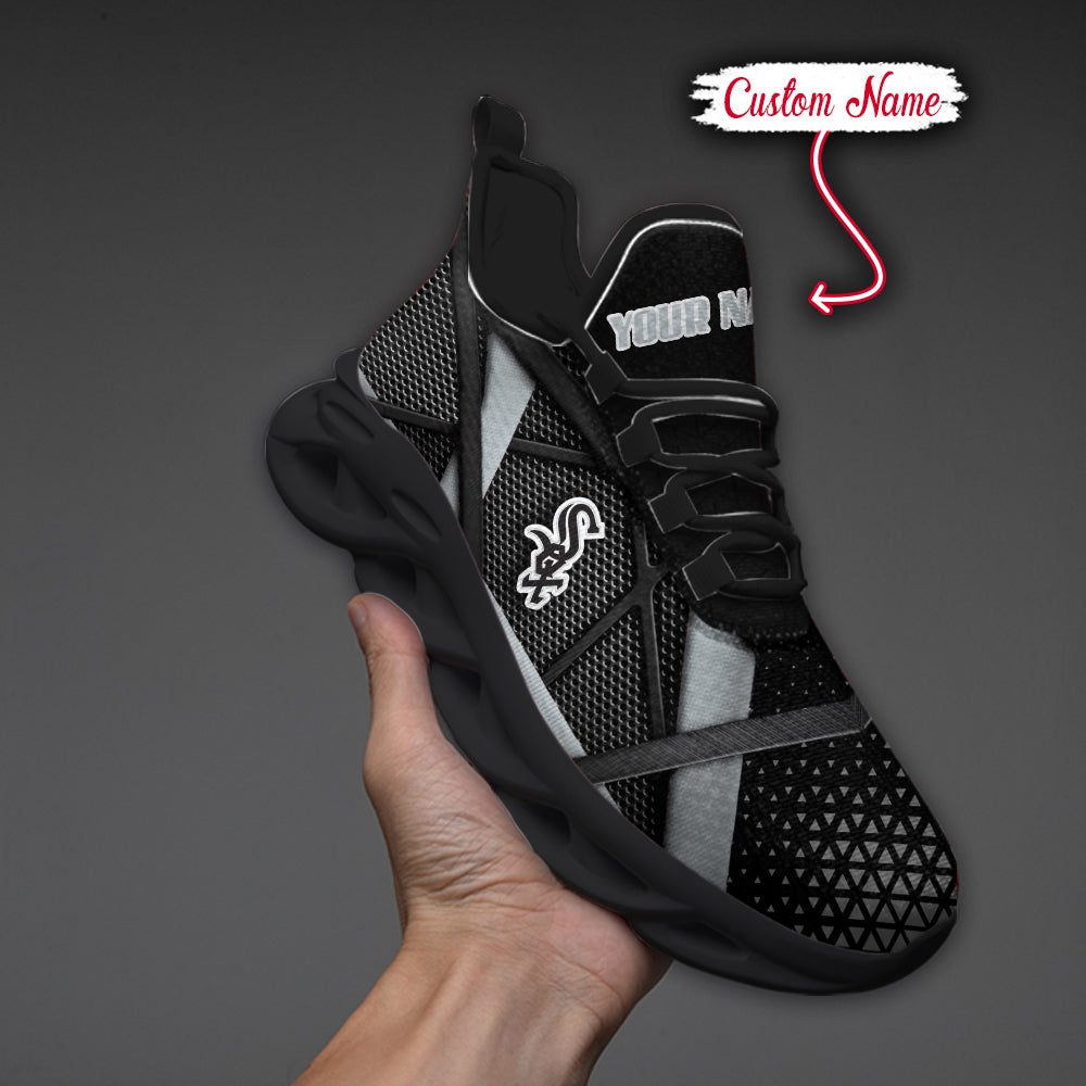 Ideafootwear Chicago White Sox MLB Max Soul Shoes Sneakers For Men And Women