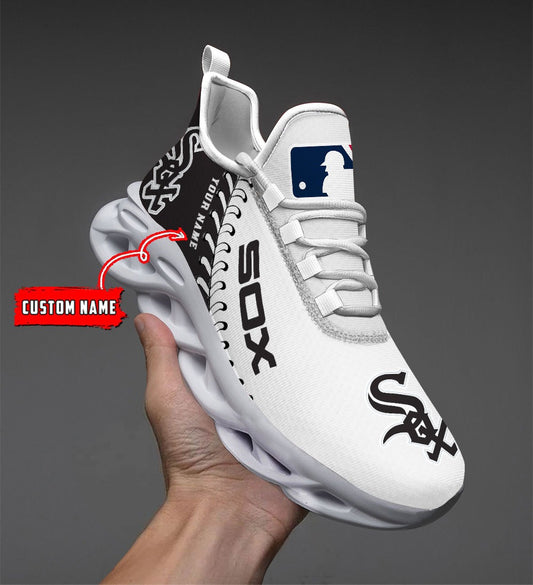 Ideafootwear Chicago White Sox MLB Max Soul Shoes Sneakers For Men And Women