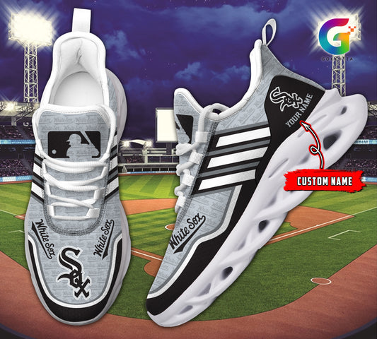 Ideafootwear Chicago White Sox MLB Max Soul Shoes Sneakers For Men And Women