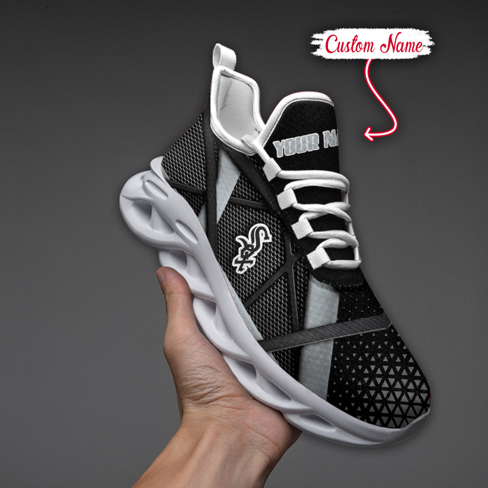 Ideafootwear Chicago White Sox MLB Max Soul Shoes Sneakers For Men And Women