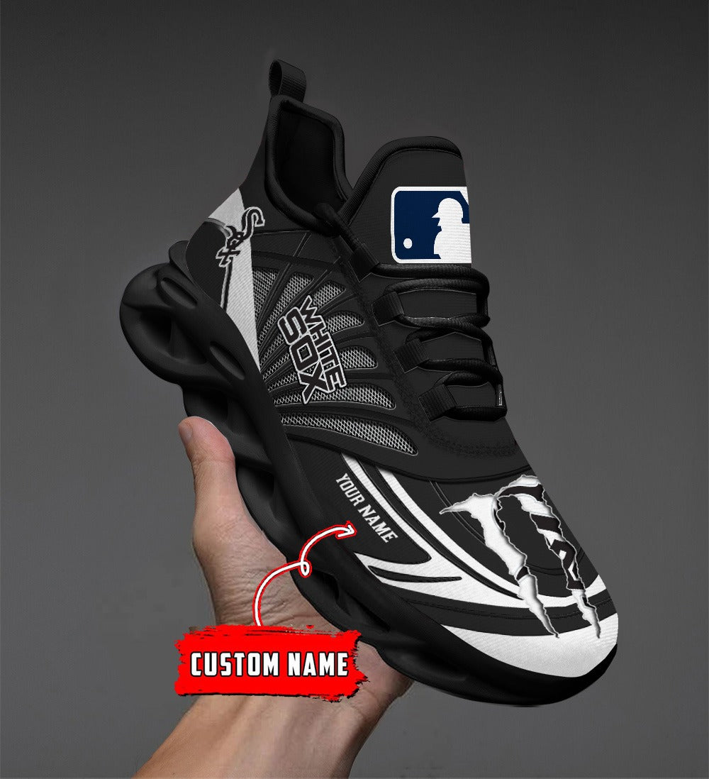 Ideafootwear Chicago White Sox MLB Max Soul Shoes Sneakers For Men And Women