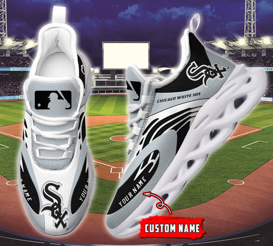 Ideafootwear Chicago White Sox MLB Max Soul Shoes Sneakers For Men And Women