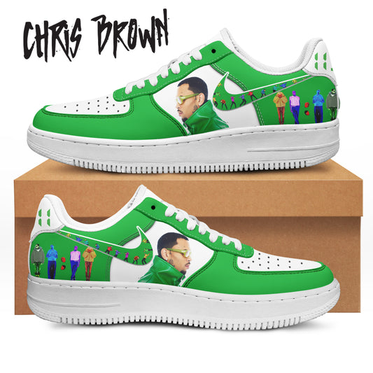 Ideafootwear Chris Brown Air Low-Top Sneakers Shoes For Men And Women