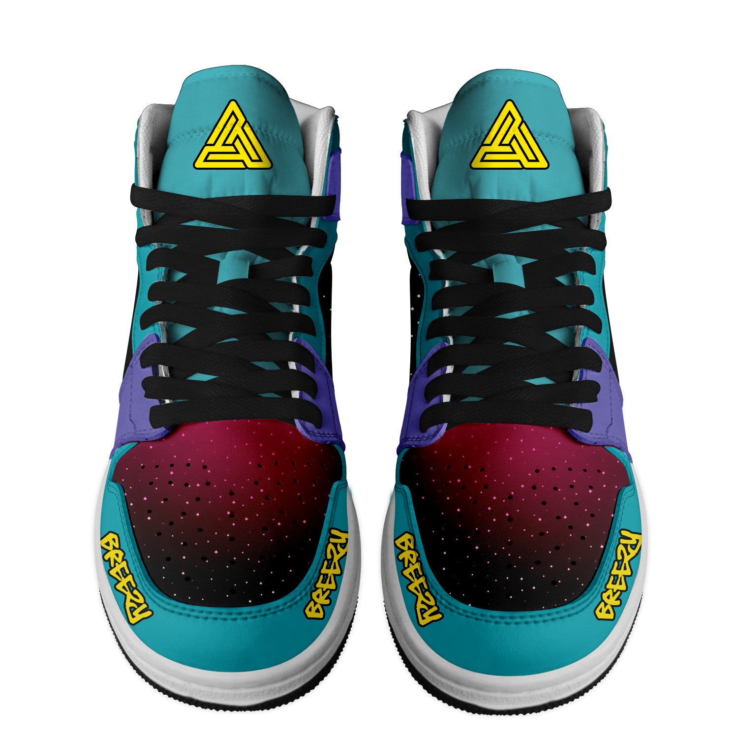 Ideafootwear Chris Brown AJ1 High Sneakers Shoes For Men And Women