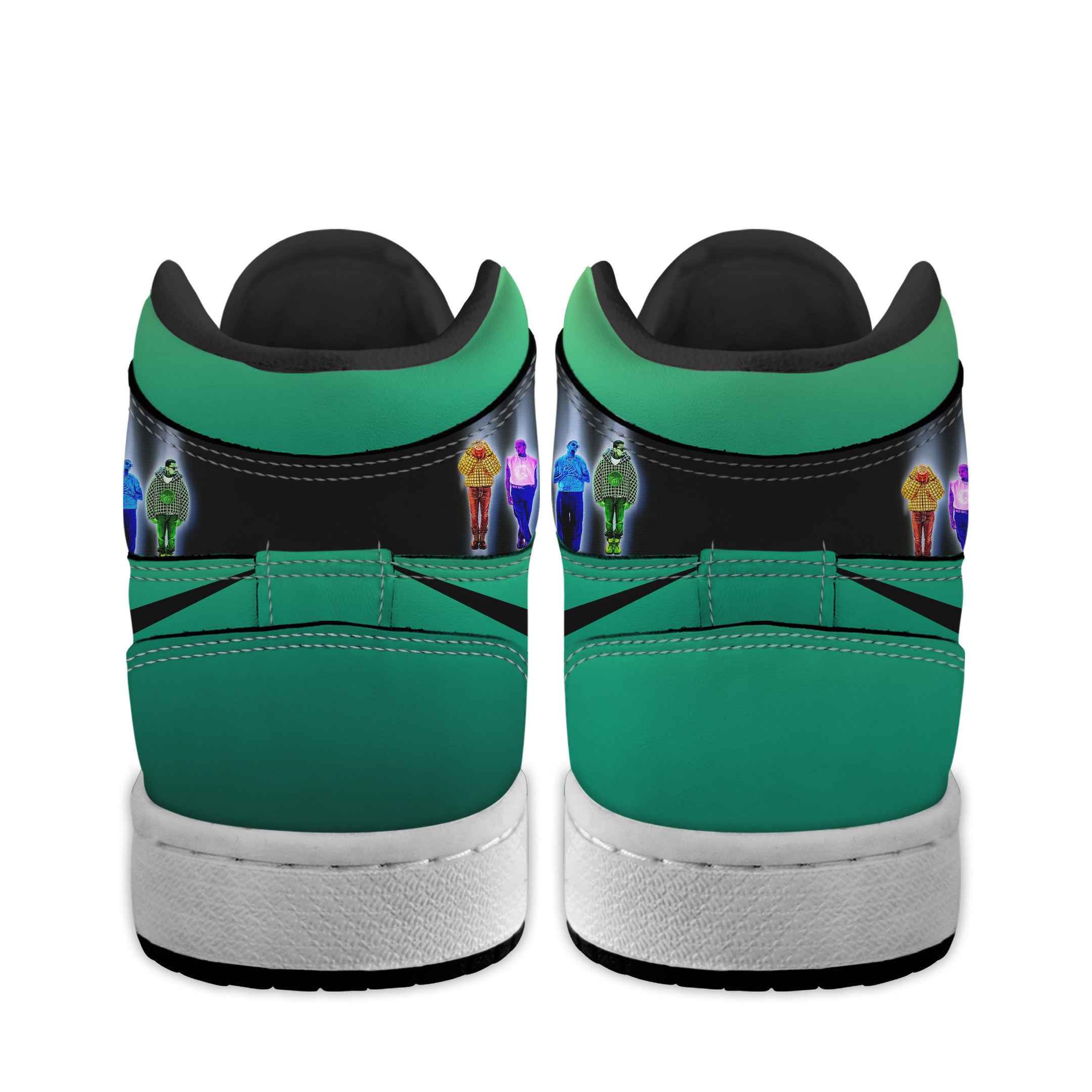 Ideafootwear Chris Brown AJ1 High Sneakers Shoes For Men And Women