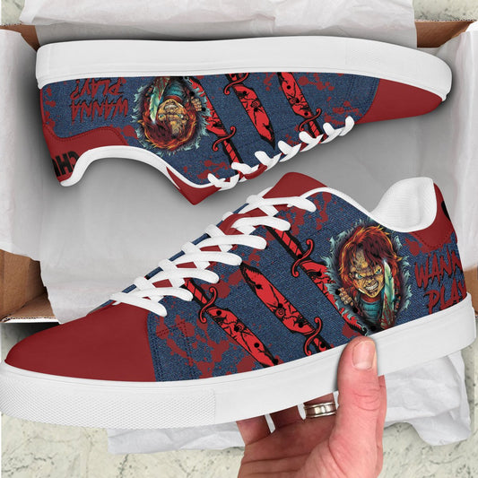 Ideafootwear Chucky Wanna Play Skate Stan Shoes Sneakes For Men And Women