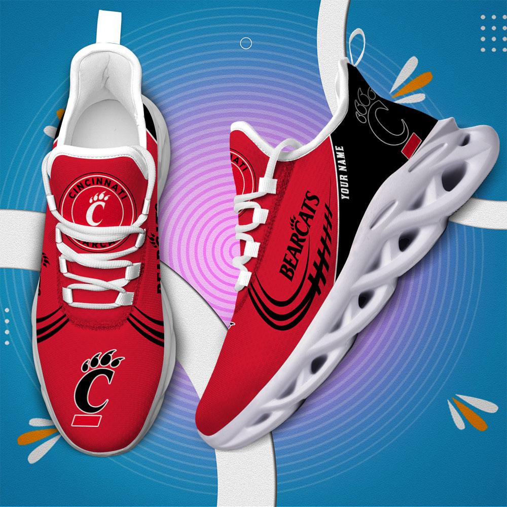 Ideafootwear Cincinnati Bearcats Max Soul Shoes Sneakers For Men And Women