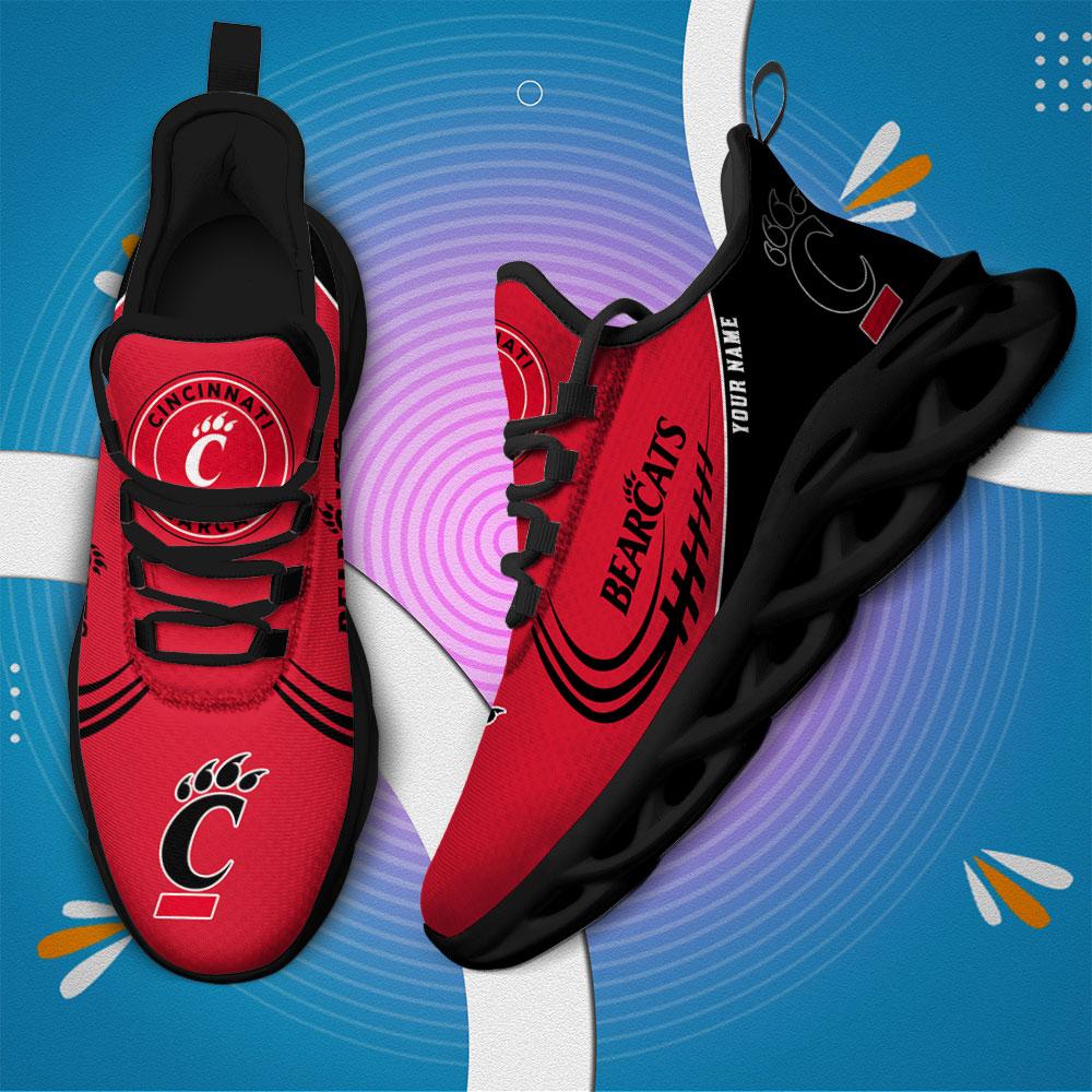 Ideafootwear Cincinnati Bearcats Max Soul Shoes Sneakers For Men And Women