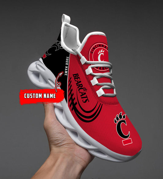 Ideafootwear Cincinnati Bearcats Max Soul Shoes Sneakers For Men And Women