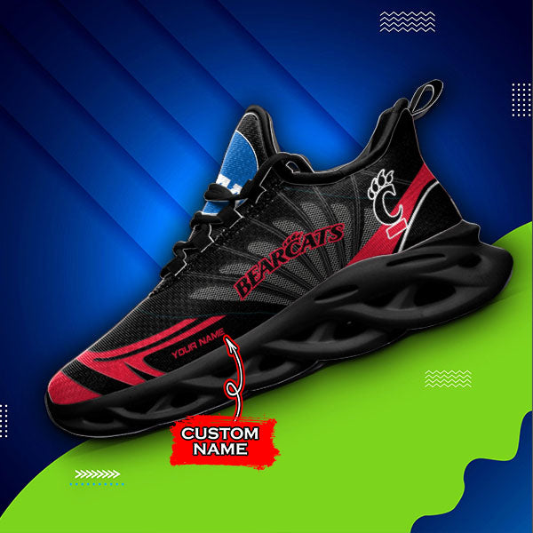 Ideafootwear Cincinnati Bearcats NCAA Max Soul Shoes Sneakers For Men And Women
