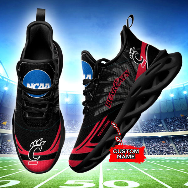 Ideafootwear Cincinnati Bearcats NCAA Max Soul Shoes Sneakers For Men And Women