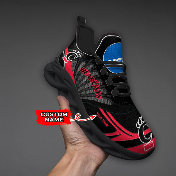 Ideafootwear Cincinnati Bearcats NCAA Max Soul Shoes Sneakers For Men And Women